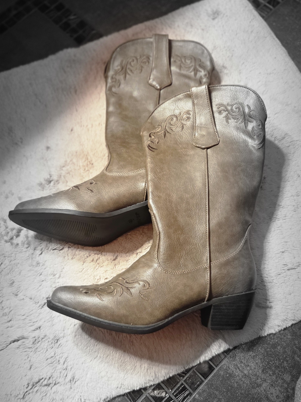 ROPER Womens Brooklyn Round Toe Casual Boots Mid Calf Low Heel 1-2"